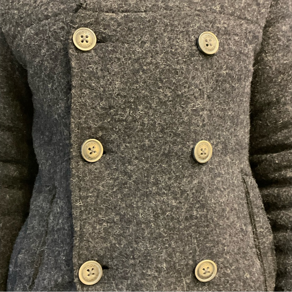 Zara Knitwear Jacket, Youth Size 13 - 14, Double Breasted, Decorative Buttons - Picture 5 of 14
